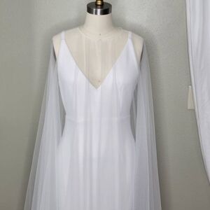 NWT Bridal Cape Veil For Wedding